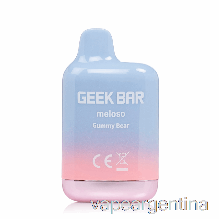 Geek Bar Meloso Mini 1500 Vape De Osito De Goma Desechable Descartable
